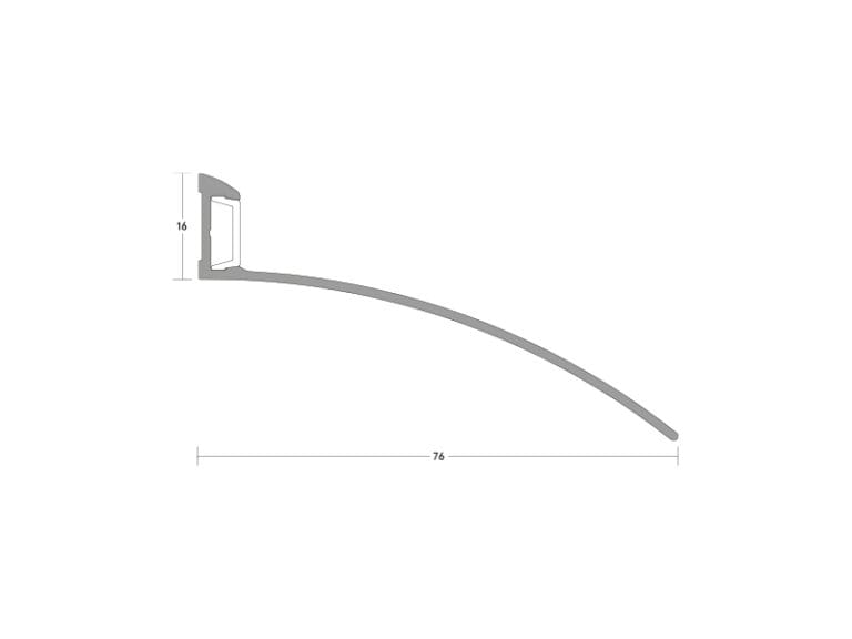 Lorient LAS9001 Overhead Door Rain Guard 1m Fire & Acoustics Seals