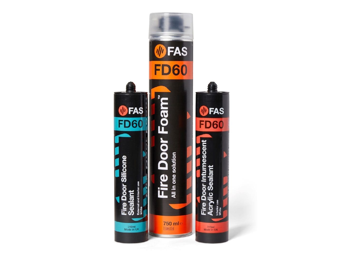 New Fire Door Sealant Range Packaging Fire & Acoustics Seals