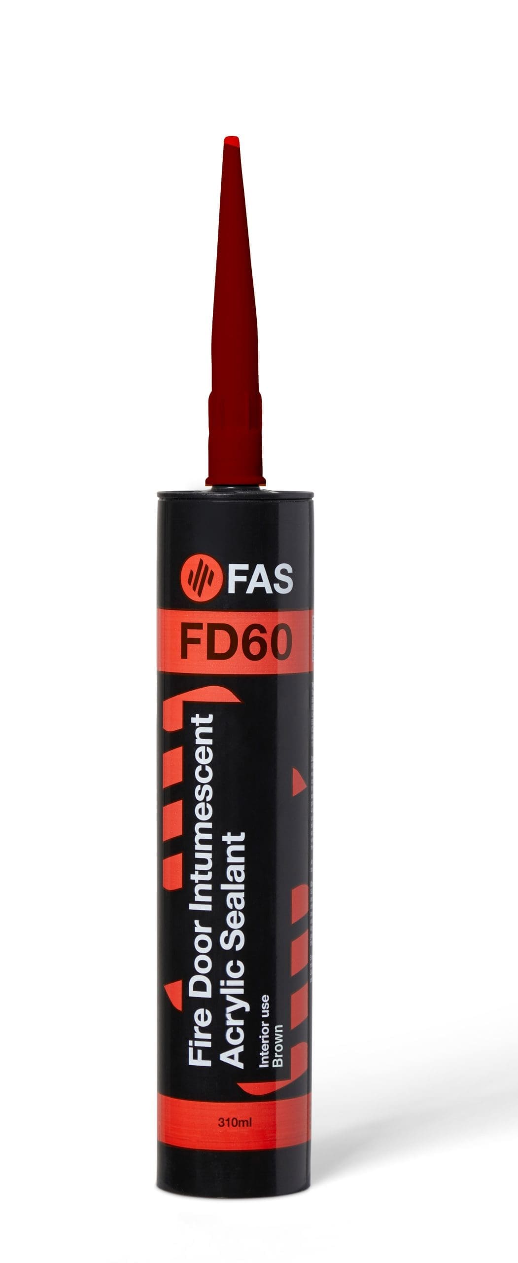 FAS Fire Door Intumescent Acrylic Sealant 310ml Brown Fire & Acoustics Seals