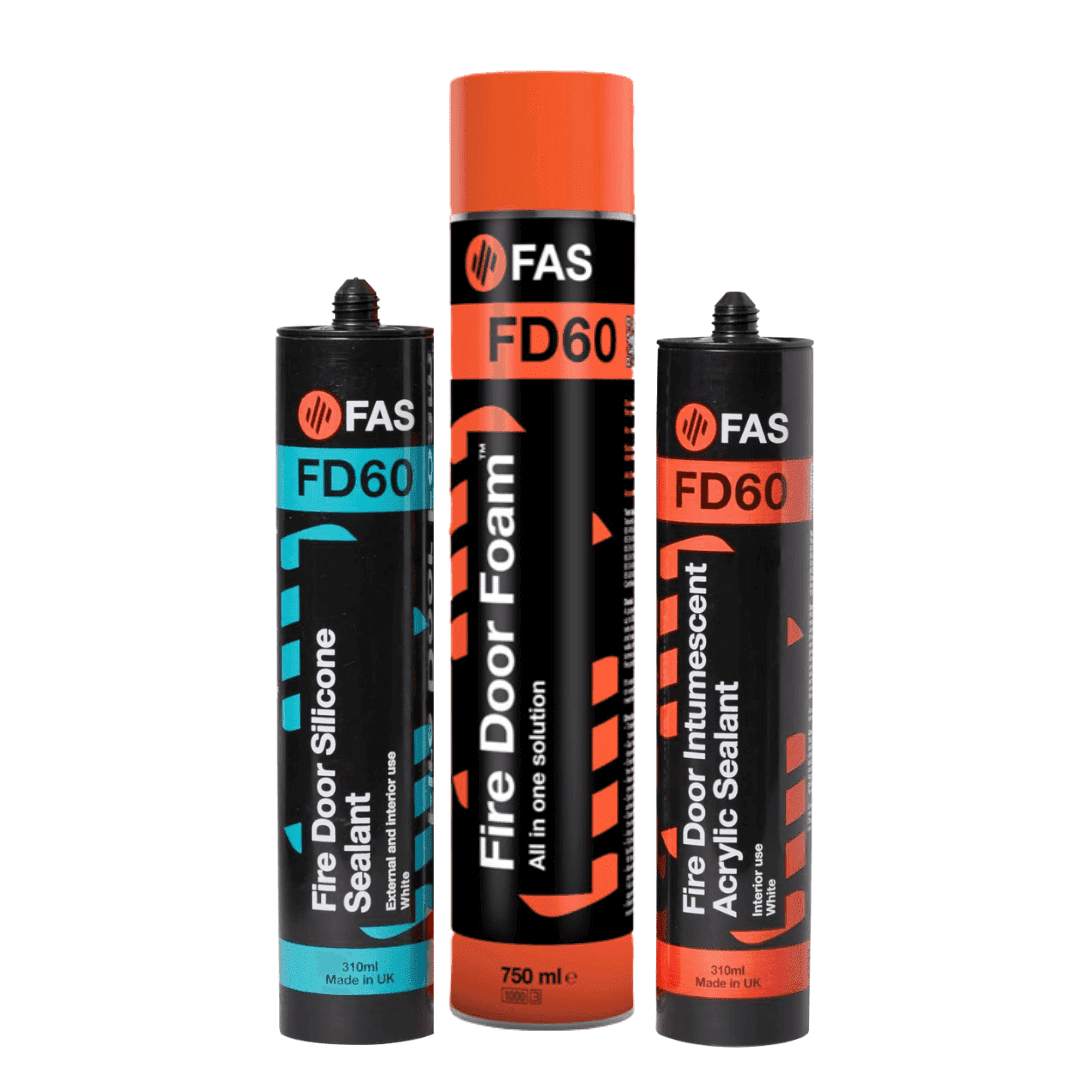 New Fire Door Sealant Range Packaging Fire & Acoustics Seals