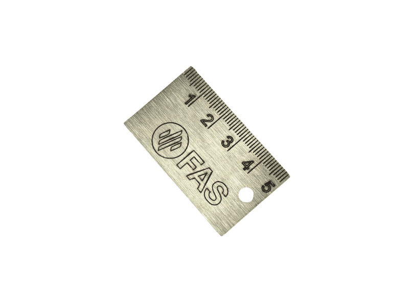 Gap Ruler Rabber FAS Fire Door Gap Gauge Ruler - Fire & Acoustics Seals